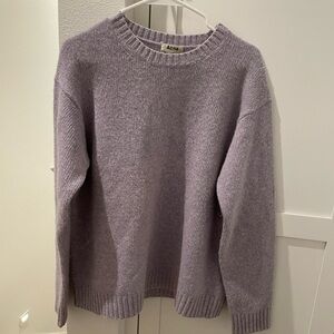 Sweater acne studios light purple oversized